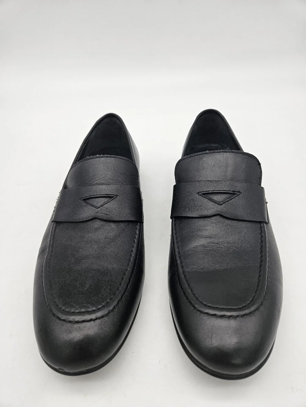 VELLAPAIS Men Galano Penny Loafer Black Sz 11